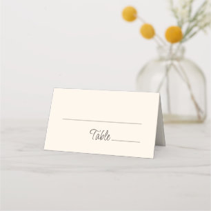 手書予測できなき結婚の プレイスカード