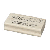 手書家の名結婚前差出人住所 ラバースタンプ (スタンプ)