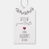 🍪手書手作りパーソナライズされた治療 ギフトタグ (正面)