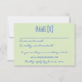 手書描カラフルレトロファンキーズ 出欠カード (正面)