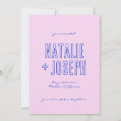 手書描カラフルレトロユニークズ セーブザデート (裏面)