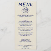 手書描モダンレトロはっきりしたBOHO メニュー (正面)