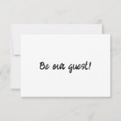 手書描モダンレトロ結婚枠 出欠カード (裏面)