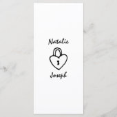 手書描ユニーク結婚予測できなレトロ メニュー (裏面)