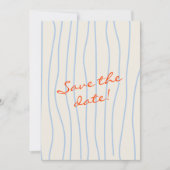 手書描レトロ色彩の鮮やかズ セーブザデート (正面)