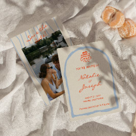 手書描レトロ色彩の鮮やかズ セーブザデート