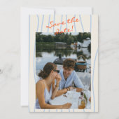 手書描レトロ色彩の鮮やかズ セーブザデート (正面)