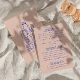 手書描ヴィンテージ結婚レトロ詳細 エンクロージャーカード