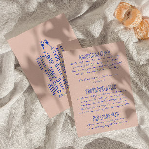 手書描ヴィンテージ結婚レトロ詳細 エンクロージャーカード