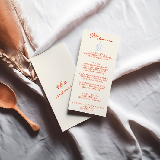 手書描色彩の鮮やかは笑う メニュー