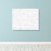 手書数式// キャンバスプリント (インサイチュ (ウッドフロア))