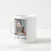 手書最高のきGrandpa Everモダン 2-Photo コーヒーマグカップ (正面左)