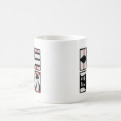 手本引き札 コーヒーマグカップ (中央)