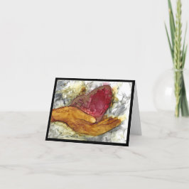 手札とハートカードの弔意 カード