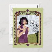 手札の中の鳥_A_はがき ポストカード (正面/裏面)