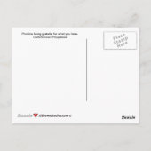 手札の中の鳥_A_はがき ポストカード (裏面)