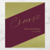 手札応援ワインラベル特別な機会 ワインラベル (シングルラベル)