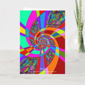 手柄とデジタル絵を描パターンArt 3 カード (裏面)