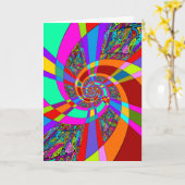 手柄とデジタル絵を描パターンArt 3 カード (黄色い花)