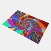 手柄とデジタル絵を描パターンArt 3 ドアマット (アングル)