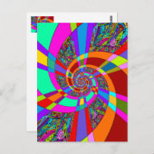 手柄とデジタル絵を描パターンArt 3 ポストカード (正面/裏面)