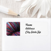 手染め糸差出人住所ラベル ラベル (インサイチュ)