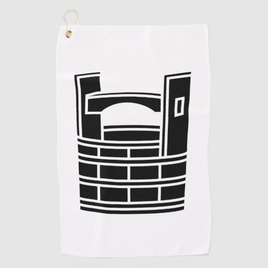 手桶  ゴルフタオル (正面)