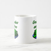 手榴弾とハムの面白いマグカップ コーヒーマグカップ (中央)