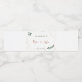 手榴弾と金ゴールドの水ボトルラベル ペットボトルラベル (シングルラベル)