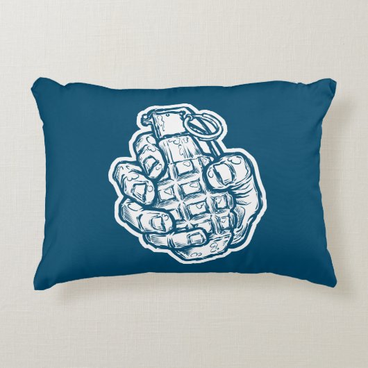 手榴弾イン漫画スタイル アクセントクッション (正面)