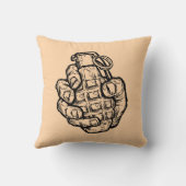 手榴弾イン漫画スタイル クッション (裏面)