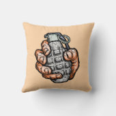 手榴弾イン漫画スタイル クッション (裏面)