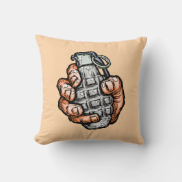 手榴弾イン漫画スタイル クッション