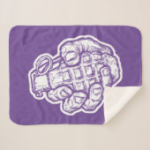 手榴弾イン漫画スタイル シェルパブランケット (正面(横))