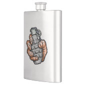 手榴弾イン漫画スタイル フラスク (左)