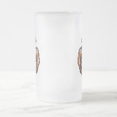 手榴弾イン漫画スタイル フロストグラスビールジョッキ (中央)