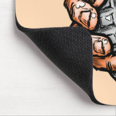 手榴弾イン漫画スタイル マウスパッド (コーナー)