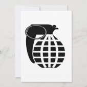 手榴弾 招待状 (正面)