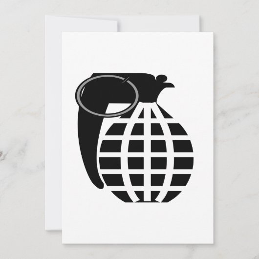 手榴弾 招待状 (正面)