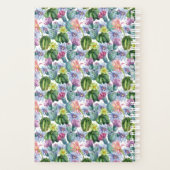 手水カ絵を描ラーサボテンのパターン プランナー手帳 (裏面)