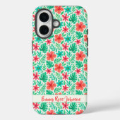 手水絵を描色熱帯花の夏 Case-Mate iPhoneケース (裏面)