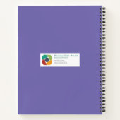 手水絵を描色紫エグレ信じツジャーン ノートブック (裏面)