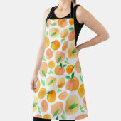 手水色ピー絵を描クの継ぎ目のない模様 エプロン (インサイチュ)