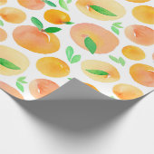 手水色ピー絵を描クの継ぎ目のない模様 ラッピングペーパー (角)