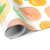 手水色ピー絵を描クの継ぎ目のない模様 ラッピングペーパー (ロールコーナー)