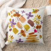 手水色フローライエロービー絵画ズ クッション (ブランケット)