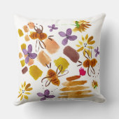 手水色フローライエロービー絵画ズ クッション (裏面)