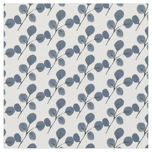 手水色ユーカリ緑の青 ファブリック (クローズアップ)