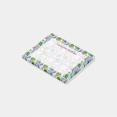 手水色彩の鮮やか色サボテン ポストイット (アングル)