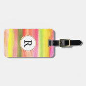 手水色彩の鮮やか色 ラゲッジタグ (正面横)